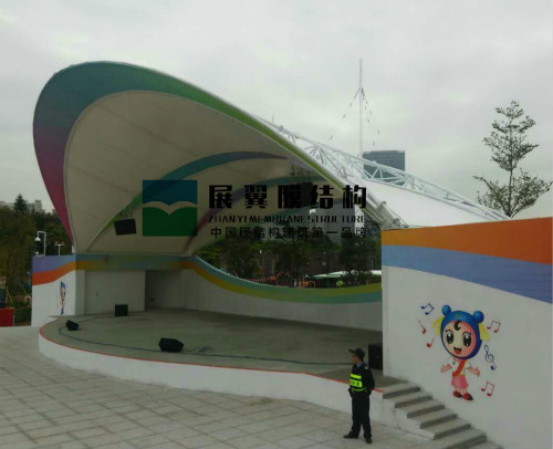 廈門兒童公園膜結(jié)構工程正式完工
